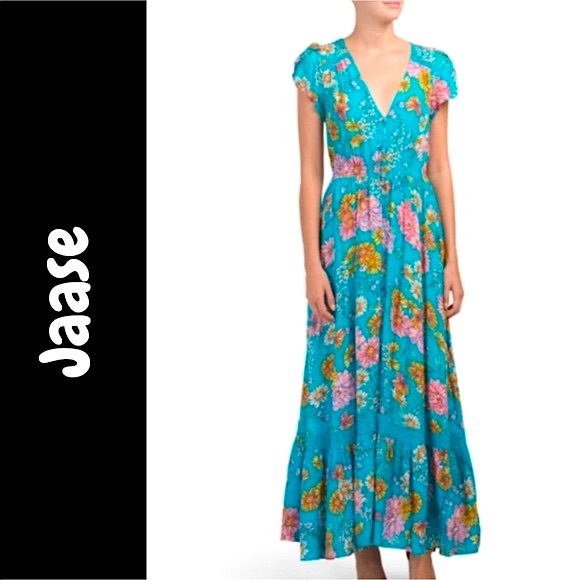 Jaase Dresses & Skirts - Jaase Carmen Floral Boho Maxi Dress